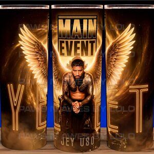 Jey Uso - Yeet Main Event Wrestling Champion Cup Mug Tumbler 20oz